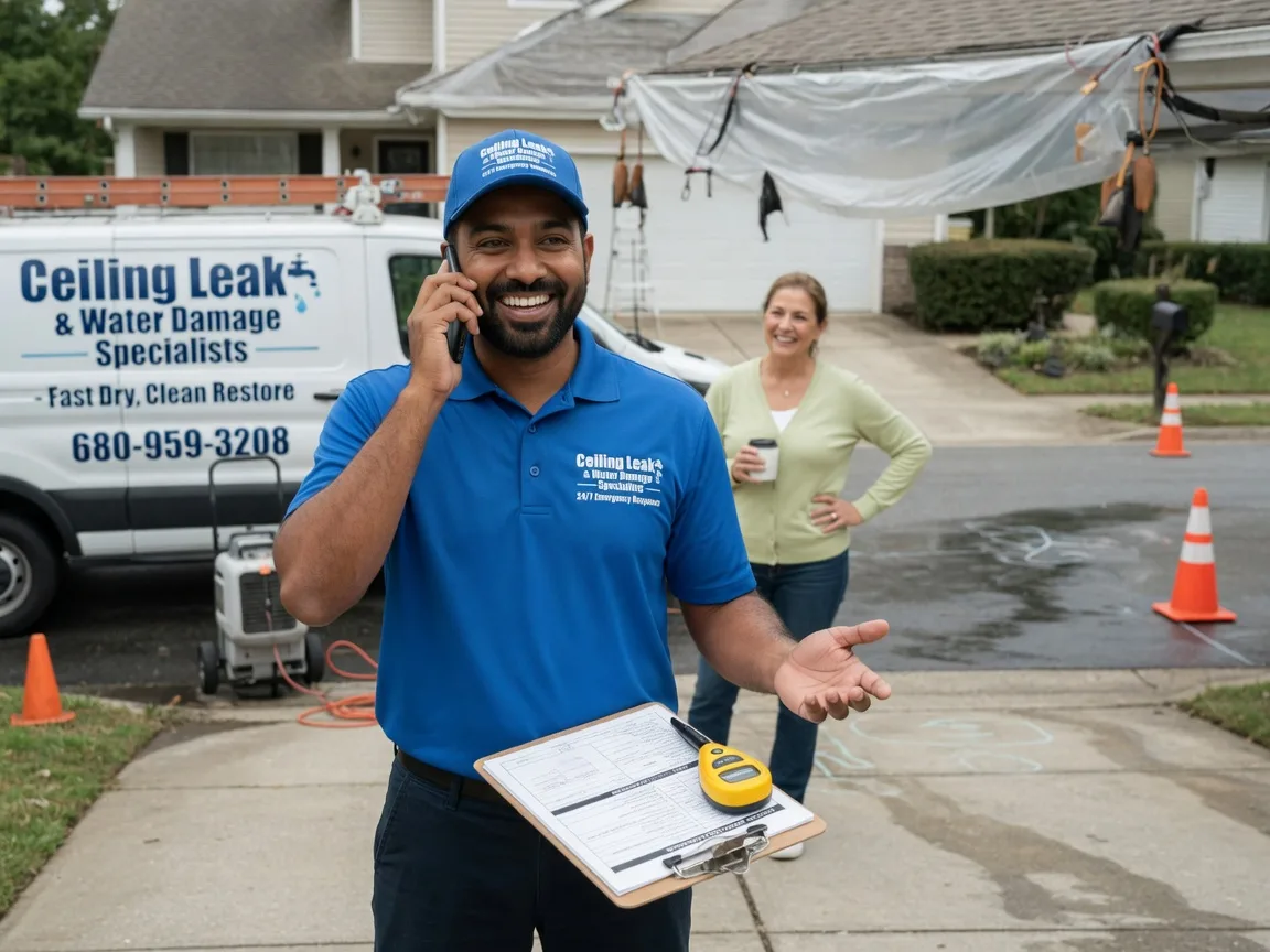 Ceiling Leak Cleanup West Liberty, IL FAQs